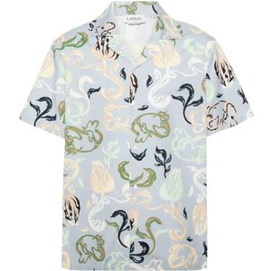Lanvin, Heren, Overhemden, Veelkleurig, Maat: L Katoen,
