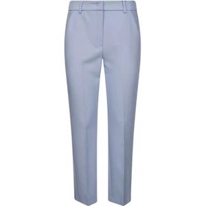 Max Mara, Dames, Broeken, Blauw, Maat: 2XS Viscose,