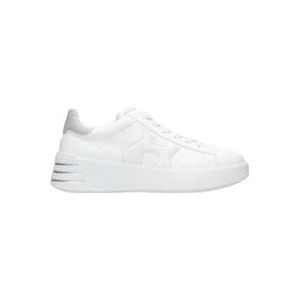 Hogan Witte Leren Sneakers met Memory Foam , White , Dames , Maat: 37 EU