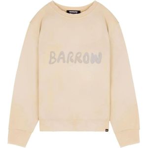 Barrow, Heren, Sweatshirts & Hoodies, Beige, Maat: M Katoen,