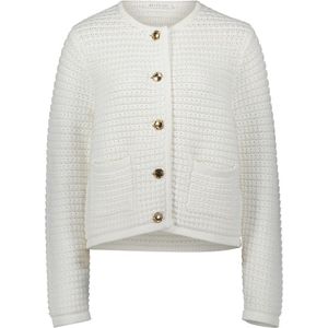 Betty & Co - Gebreid Vest - Wit - Dames