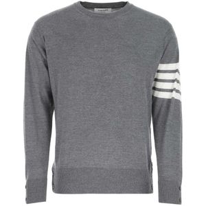 Thom Browne, Heren, Truien, Grijs, Maat: M