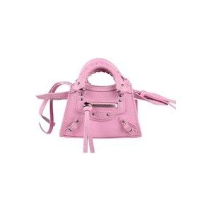 Balenciaga Roze Micro Neo City Handtas , Pink , Dames , Maat: ONE Size