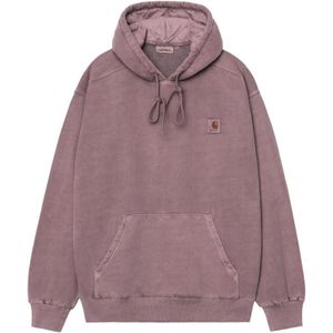 Carhartt Wip, Heren, Sweatshirts & Hoodies, Roze, Maat: M Katoen,