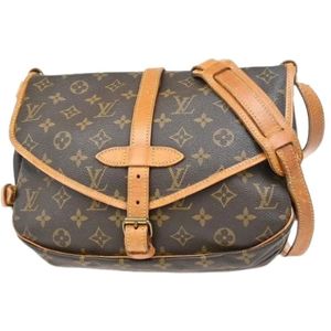 Louis Vuitton Vintage, Dames, Pre-owned, Bruin, Maat: ONE Size
