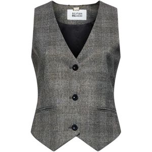 Silvian Heach, Dames, Jassen, Grijs, Maat: 2XS Poliester,