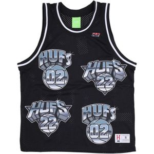 Huf, Heren, Tops, Zwart, Maat: S Jersey,