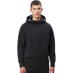 Napapijri, Heren, Sweatshirts & Hoodies, Zwart, Maat: L Katoen,