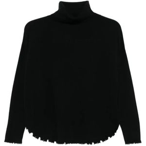 Kujten, Dames, Truien, Zwart, Maat: M Kasjmier,