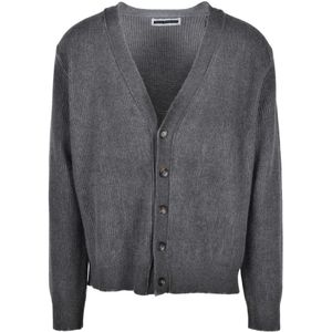 Original Vintage, Heren, Truien, Grijs, Maat: L Wol,