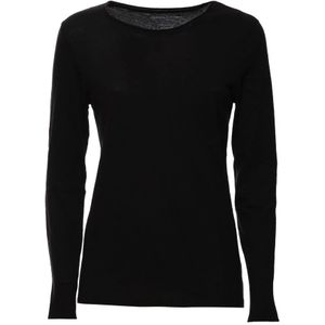 Majestic Filatures, Dames, Tops, Zwart, Maat: S Katoen,