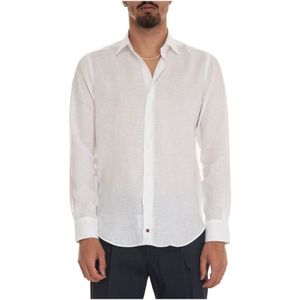 Càrrel, Heren, Overhemden, Wit, Maat: M Linnen,