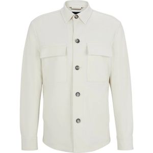 Hugo, Heren, Jassen, Wit, Maat: M Jersey,