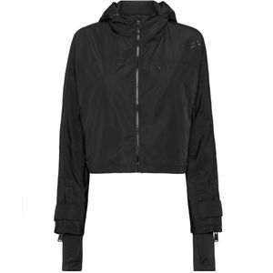 Plein Sport, Dames, Jassen, Zwart, Maat: XS Nylon,