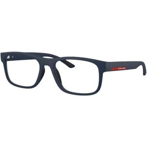 Prada, Heren, Accessoires, Blauw, Maat: 54 MM Nylon,