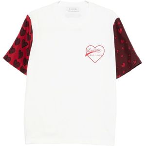 Lanvin, Heren, Tops, Wit, Maat: XL