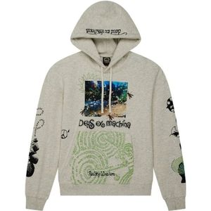 Deus Ex Machina, Heren, Sweatshirts & Hoodies, Grijs, Maat: L Katoen,