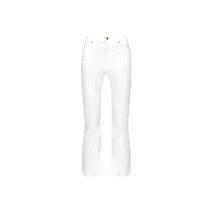 Pinko Boot-cut Jeans , White , Dames , Maat: W26