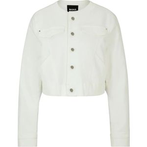 Hugo, Dames, Jassen, Wit, Maat: M Denim,