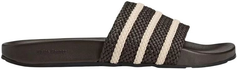 Adidas - Slippers - Cederbruin - Rubber - 3-Stripes Logo