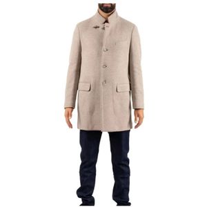 Fay, Heren, Mantels, Beige, Maat: M