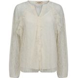 MOS Mosh - Mmeika Lace Blouse - Ecru - Blouse