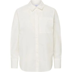 Saint Tropez, Dames, Blouses & Shirts, Wit, Maat: L Viscose,