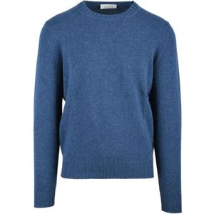 Filippo De Laurentiis, Heren, Truien, Blauw, Maat: L Wol,