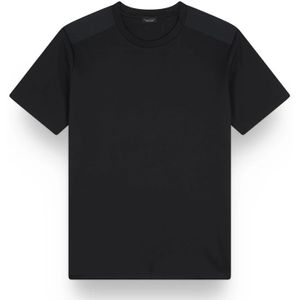 Paul & Shark, Heren, Tops, Zwart, Maat: S Katoen,