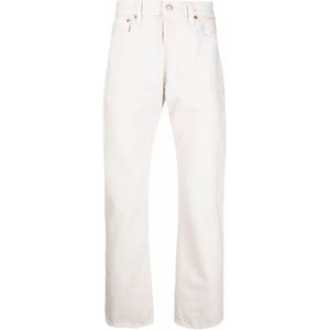 Levi's, Heren, Jeans, Wit, Maat: W36 Katoen,