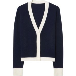 Cloeys, Dames, Truien, Blauw, Maat: Xl/2Xl Kasjmier,