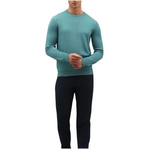 Boglioli, Heren, Truien, Blauw, Maat: L Wol,