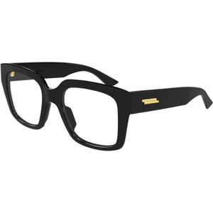 Bottega Veneta - Optical Frame - Zwart - Oversized Vierkant Montuur