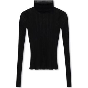 Givenchy, Dames, Blouses & Shirts, Zwart, Maat: S