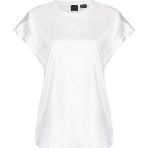 Pinko, Dames, Tops, Beige, Maat: 2XS