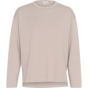 Soaked in Luxury, Dames, Sweatshirts & Hoodies, Beige, Maat: 2XL Katoen,