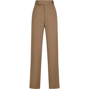 Dolce & Gabbana - Broeken - Beige - Heren - Wol