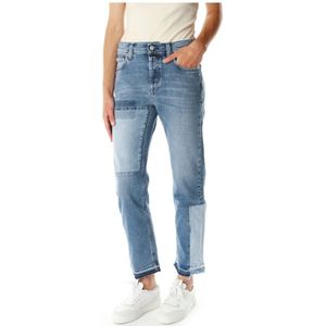 Replay, Dames, Jeans, Blauw, Maat: W25 L28 Katoen,