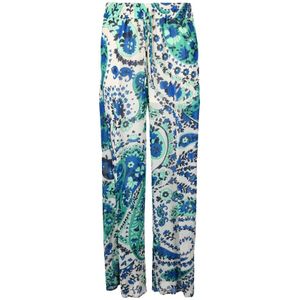 Twinset, Dames, Broeken, Veelkleurig, Maat: S Viscose,