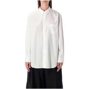 Junya Watanabe, Dames, Blouses & Shirts, Wit, Maat: M Katoen,