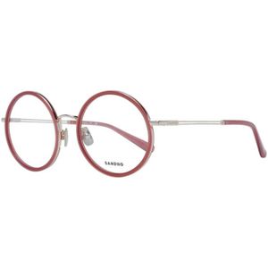 Sandro - Optische Monturen - Rood - Metaal - Ronde Lenzen