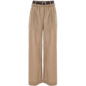 Kocca, Dames, Broeken, Bruin, Maat: XL