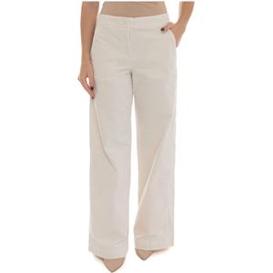 Hugo, Dames, Broeken, Wit, Maat: XL Katoen,