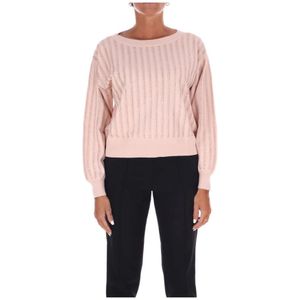 Liu Jo, Dames, Sweatshirts & Hoodies, Roze, Maat: L Viscose,