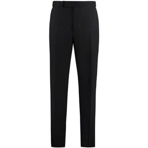 Tom Ford, Heren, Broeken, Zwart, Maat: 3XL Wol,