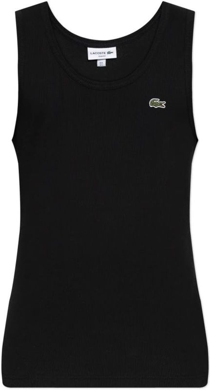 Lacoste - Mouwloos T-shirt - Zwart - Katoen - Heren