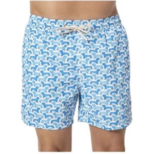 MC2 Saint Barth, Heren, Badkleding, Blauw, Maat: S Zijde,