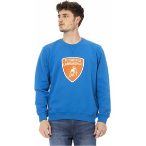 Automobili Lamborghini, Heren, Sweatshirts & Hoodies, Blauw, Maat: 2XL