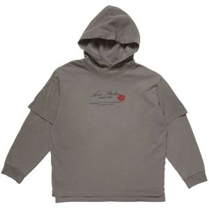 Acne Studios, Dames, Sweatshirts & Hoodies, Grijs, Maat: S