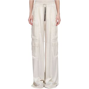 Rick Owens, Dames, Broeken, Wit, Maat: XS Viscose,